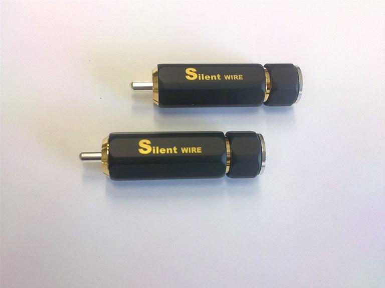 Serie 16 Cinchstecker gold