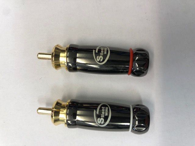 Serie 4 Cinchstecker gold